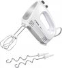 BOSCH Handmixer CleverMixx MFQ24200 inclusief edelstalen turbogarde en edelstalen deeghaken, 4 snelheidsinstellingen, licht en ergonomisch, wit/zilver online kopen